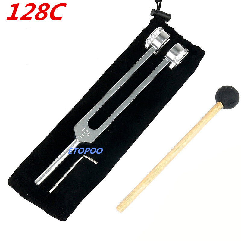 Tuning-ford Medical Tuning Fork, Diagnostic Tuning Fork with Case for Healing Relaxation, Sound Therapy, 3 Sizes, 128Hz, 256Hz, 512Hz
