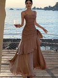Elegant Ruffle Party Dress