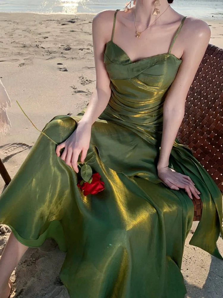 Elegant Ruffle Party Dress