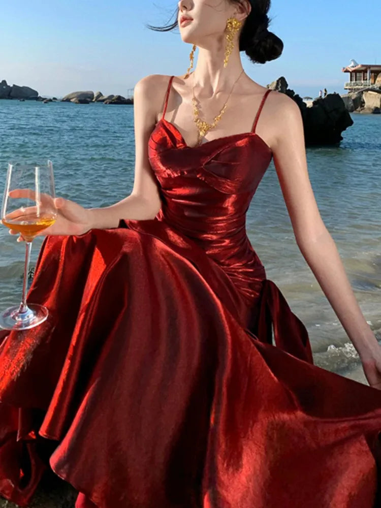 Elegant Ruffle Party Dress